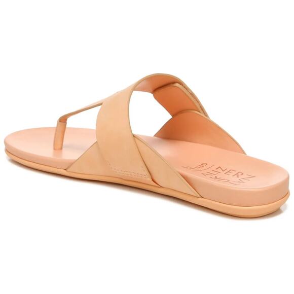 Naturalizer Women Thong Flip Flop Sandal Genn-Twirl Sz US 8M Soft Peach Orange - Picture 3 of 5